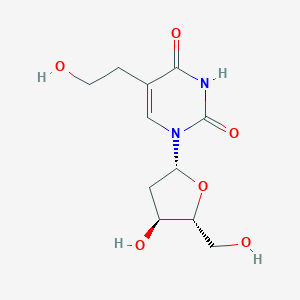 5-(2-Hydroxy-ethyl)-1-(4-hydroxy-5-hydroxymethyl-tetrahydro-furan-2-yl)-1H-pyrimidine-2,4-dione