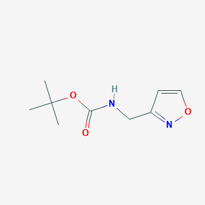 molecular formula C9H14N2O3 B11789718 tert-Butyl (isoxazol-3-ylmethyl)carbamate 