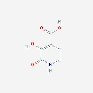molecular formula C6H7NO4 B11790265 5-Hydroxy-6-oxo-1,2,3,6-tetrahydropyridine-4-carboxylic acid 