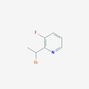 molecular formula C7H7BrFN B11790476 2-(1-Bromoethyl)-3-fluoropyridine CAS No. 1372891-53-6