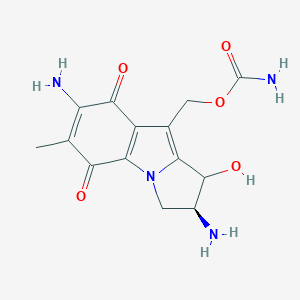 [(2S)-2,6-Diamino-3-hydroxy-7-methyl-5,8-dioxo-2,3-dihydro-1H-pyrrolo[1,2-a]indol-4-yl]methyl carbamate