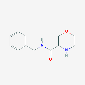molecular formula C12H16N2O2 B11790726 N-benzylmorpholine-3-carboxamide 