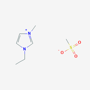 molecular formula C7H14N2O3S B117908 1-Ethyl-3-methylimidazolium methanesulfonate CAS No. 145022-45-3