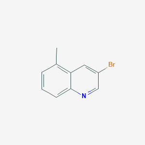 molecular formula C10H8BrN B11790953 3-Bromo-5-methylquinoline 