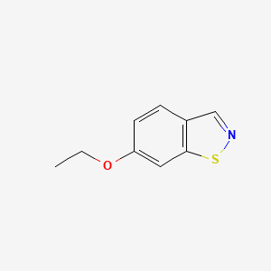 molecular formula C9H9NOS B11791205 6-Ethoxybenzo[d]isothiazole CAS No. 147317-54-2