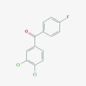 molecular formula C13H7Cl2FO B117913 3,4-Dichloro-4'-fluorobenzophenone CAS No. 157428-51-8