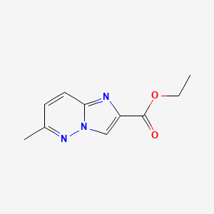 molecular formula C10H11N3O2 B11791787 Ethyl 6-methylimidazo[1,2-B]pyridazine-2-carboxylate 