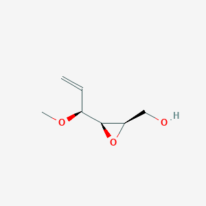 molecular formula C7H12O3 B1179213 4,5-Anhydro-1,2-dideoxy-3-O-methyl-D-ribo-hexa-1-enitol CAS No. 131566-77-3