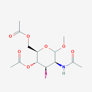 molecular formula C12H21NO3 B1179224 Methyl 2-acetamido-4,6-di-O-acetyl-2,3-dideoxy-3-fluoro-D-mannopyranoside CAS No. 149513-97-3
