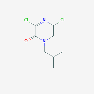 molecular formula C8H10Cl2N2O B11792675 3,5-Dichloro-1-isobutylpyrazin-2(1H)-one 