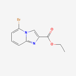 molecular formula C11H11BrN2O2 B1179290 Ethyl 5-bromoimidazo[1,2-A]pyridine-2-carboxylate CAS No. 135995-46-9