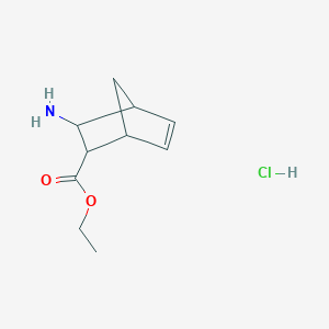 molecular formula C7H6BNO2 B1179326 Ethyl 3-aminobicyclo[2.2.1]hept-5-ene-2-carboxylate hydrochloride CAS No. 1242864-18-1