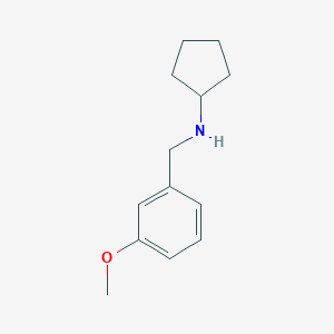 molecular formula C13H19NO B117933 Cyclopentyl-(3-methoxy-benzyl)-amine CAS No. 147724-24-1