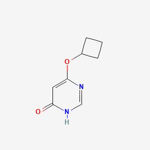 molecular formula C8H10N2O2 B11793373 6-Cyclobutoxypyrimidin-4(3H)-one 
