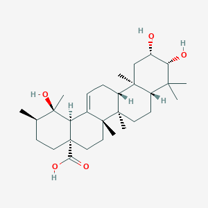molecular formula C30H48O5 B1179339 2-Epitormentic acid CAS No. 119725-19-8
