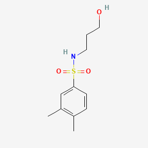 molecular formula C11H17NO3S B1179367 N-(3-hydroxypropyl)-3,4-dimethylbenzenesulfonamide 