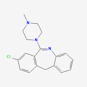 molecular formula C2H4Cl4P2S2 B1179389 Morphanthridine, 8-chloro-6-(4-methyl-1-piperazinyl)- 