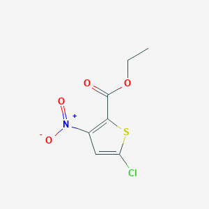 molecular formula C7H6ClNO4S B11793971 Ethyl 5-chloro-3-nitrothiophene-2-carboxylate 