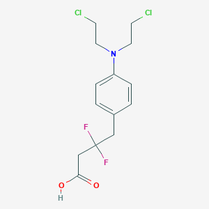 molecular formula C14H17Cl2F2NO2 B011794 3,3-Difluorochlorambucil CAS No. 103638-41-1
