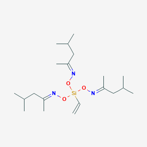 molecular formula C20H39N3O3Si B1179412 4-Methyl-2-pentanone, O, O', O''-(ethenyl silylidyne) trioxime CAS No. 156145-64-1