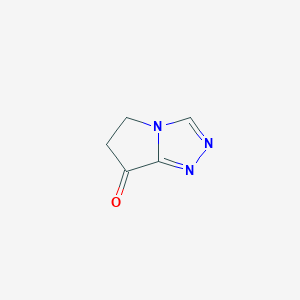 molecular formula C5H5N3O B11794150 5H-Pyrrolo[2,1-c][1,2,4]triazol-7(6H)-one CAS No. 1707672-79-4