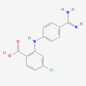 4'-Amidinophenyl-4-chloroanthranilic acid