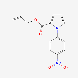 molecular formula C14H12N2O4 B11795019 Allyl 1-(4-nitrophenyl)-1H-pyrrole-2-carboxylate CAS No. 1706445-80-8