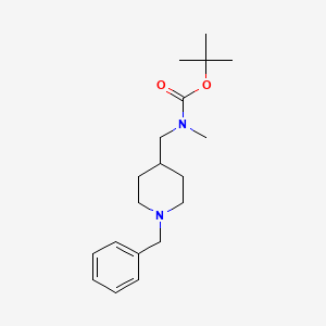 molecular formula C19H30N2O2 B11795121 tert-Butyl ((1-benzylpiperidin-4-yl)methyl)(methyl)carbamate CAS No. 138022-03-4