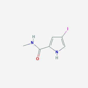 molecular formula C6H7IN2O B11795843 4-Iodo-N-methyl-1H-pyrrole-2-carboxamide 