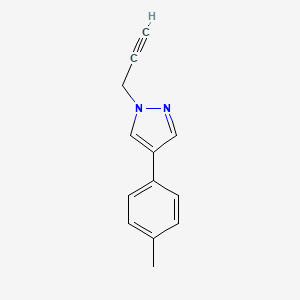 molecular formula C13H12N2 B11796139 1-(Prop-2-yn-1-yl)-4-(p-tolyl)-1H-pyrazole 
