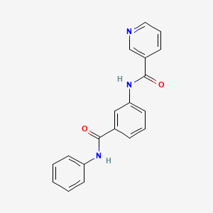 N-[3-(anilinocarbonyl)phenyl]nicotinamide
