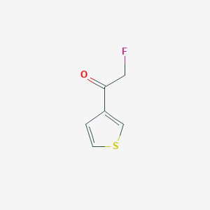molecular formula C6H5FOS B117962 1-(3-Thienyl)-2-fluoroethanone CAS No. 145652-68-2