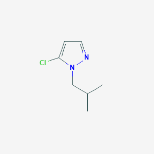 molecular formula C7H11ClN2 B11796478 5-Chloro-1-isobutyl-1H-pyrazole 