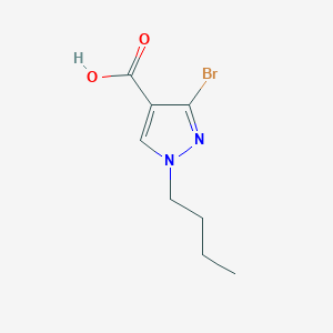molecular formula C8H11BrN2O2 B11796794 3-Bromo-1-butyl-1H-pyrazole-4-carboxylic acid 