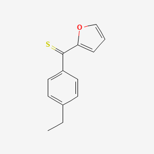 molecular formula C13H12OS B11796974 (4-Ethylphenyl)(furan-2-yl)methanethione 
