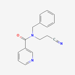 N-benzyl-N-(2-cyanoethyl)nicotinamide