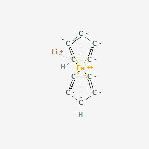 molecular formula C11H18N2O6 B1179707 lithium;cyclopenta-1,3-diene;iron(2+) CAS No. 1271-15-4