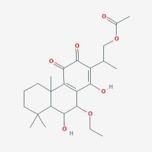 molecular formula C24H34O7 B1179721 Lophanthoidin F CAS No. 120462-46-6