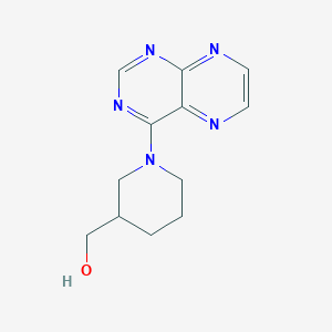 molecular formula C12H15N5O B11797384 (1-(Pteridin-4-yl)piperidin-3-yl)methanol CAS No. 1707581-54-1