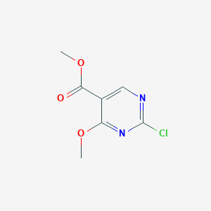 molecular formula C7H7ClN2O3 B11797435 Methyl 2-chloro-4-methoxypyrimidine-5-carboxylate CAS No. 1407180-77-1
