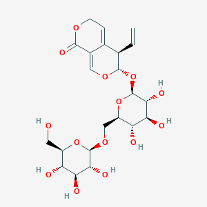 molecular formula C22H30O14 B1179747 6'-O-beta-D-glucosylgentiopicroside CAS No. 115713-06-9