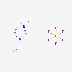 molecular formula C6H11F6N2P B117975 1-Ethyl-3-methylimidazolium hexafluorophosphate CAS No. 155371-19-0
