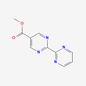 molecular formula C10H8N4O2 B11797870 Methyl [2,2'-bipyrimidine]-5-carboxylate 