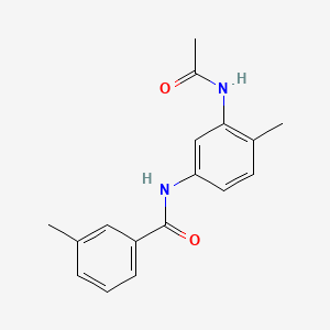 N-[3-(acetylamino)-4-methylphenyl]-3-methylbenzamide