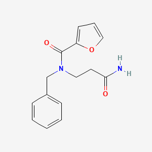 N-(3-amino-3-oxopropyl)-N-benzyl-2-furamide