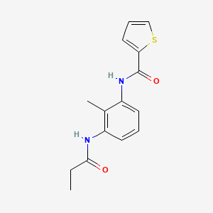 N-[2-methyl-3-(propionylamino)phenyl]-2-thiophenecarboxamide