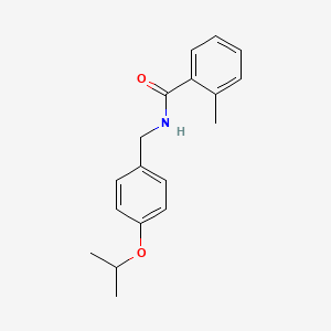 N-(4-isopropoxybenzyl)-2-methylbenzamide
