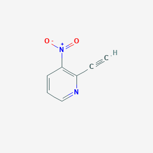 molecular formula C7H4N2O2 B11798424 2-Ethynyl-3-nitropyridine 