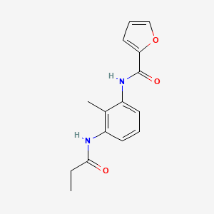 N-[2-methyl-3-(propionylamino)phenyl]-2-furamide