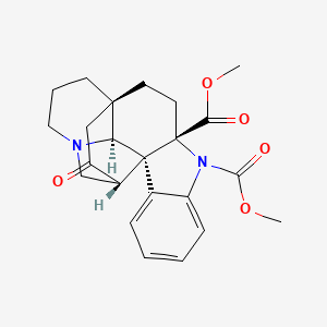 molecular formula C23H26N2O5 B1179878 Methyl chanofruticosinate 